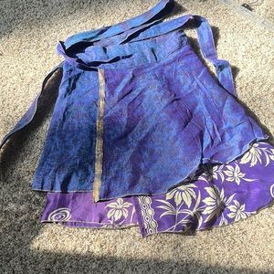 Stunning silk wrap skirt